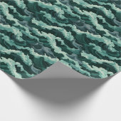 Meereswellen Geschenkpapier (Ecke)