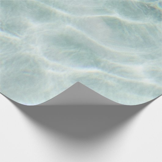 Meereswellen Geschenkpapier (Ecke)