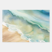 Meereswellen Geschenkpapier Set (Vorderseite 3)