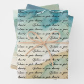 Meereswellen Geschenkpapier Set (Beispiel)