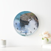 Meereswellen Große Wanduhr (Zuhause)