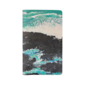 Meereswellen Großes Moleskine Notizbuch (Vorderseite)