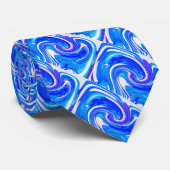 Meereswellen im Abend Krawatte (Gerollt)