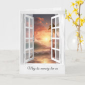 Meereswellen im Beileid Karte (Gelbe Blume)