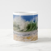 Meereswellen in Bewegung Jumbo-Tasse (Vorderseite)