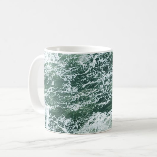 Meereswellen Kaffeetasse (Vorderseite Links)