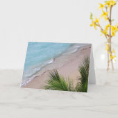 Meereswellen Karte (Gelbe Blume)