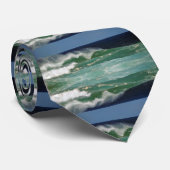 Meereswellen Krawatte (Gerollt)