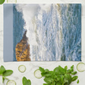 Meereswellen Küchentuch (Gefaltet)