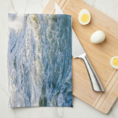 Meereswellen Küchentuch (Viertel Falte)