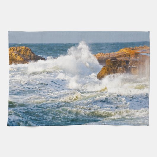 Meereswellen Küchentuch (Horizontal)