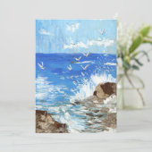 Meereswellen Küstenlandschaft (Stehend Vorderseite)