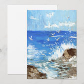 Meereswellen Küstenlandschaft (Vorne/Hinten)