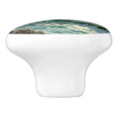 Meereswellen Landschaftliche Natur Nachtsee Keramikknauf (Seitenansicht)