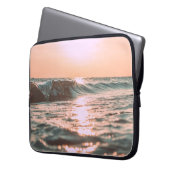 MEERESWELLEN LAPTOPSCHUTZHÜLLE (Vorderseite Links)