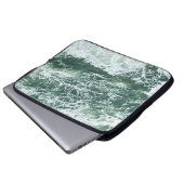Meereswellen Laptopschutzhülle (Vorne Knopf)