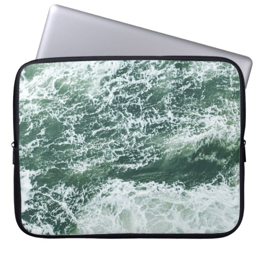 Meereswellen Laptopschutzhülle (Vorderseite)
