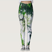 Meereswellen Leggings (Vorderseite)