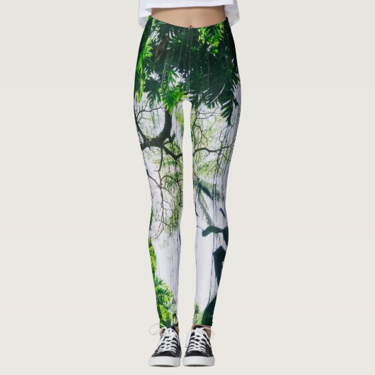 Meereswellen Leggings (Vorderseite)