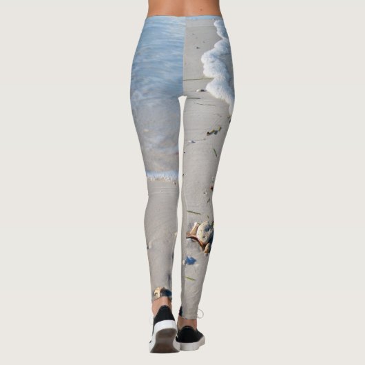 Meereswellen Leggings (Rückseite)