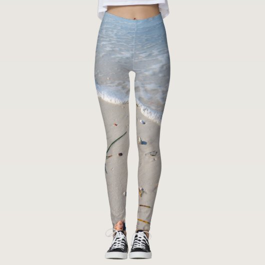 Meereswellen Leggings (Vorderseite)