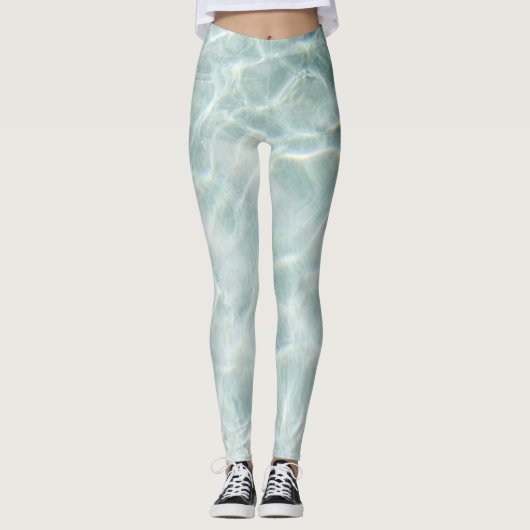 Meereswellen Leggings (Vorderseite)