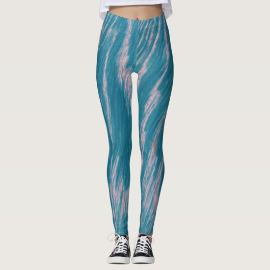 Meereswellen Leggings (Vorderseite)
