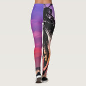 Meereswellen Leggings (Rückseite)