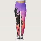 Meereswellen Leggings (Vorderseite)