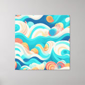 Meereswellen Leinwanddruck (Vorderseite)