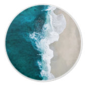 Meereswellen - Malediven Keramikknauf (Vorderseite)