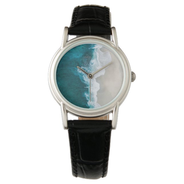 Meereswellen - Malediven Shore Armbanduhr (Vorderseite)