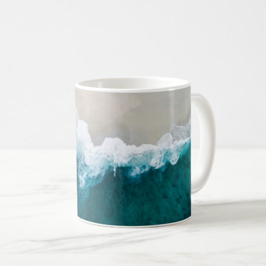 Meereswellen - Malediven Shore Kaffeetasse (VorderseiteRechts)