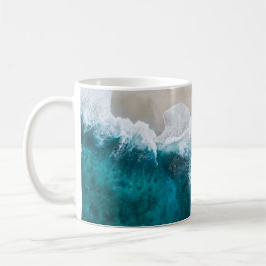 Meereswellen - Malediven Shore Kaffeetasse (Links)