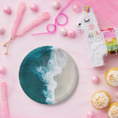 Meereswellen - Malediven Shore Pappteller (Party)