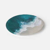 Meereswellen - Malediven Shore Pappteller (Schrägansicht)