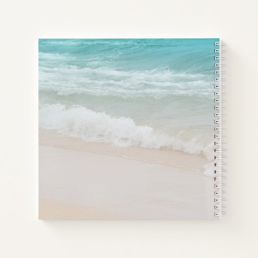 Meereswellen Notizblock (Rückseite)