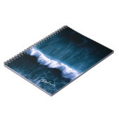 Meereswellen Notizblock (Linke Seite)