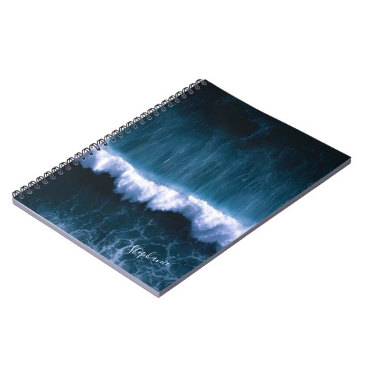 Meereswellen Notizblock (Linke Seite)