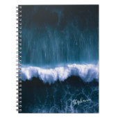 Meereswellen Notizblock (Vorderseite)