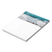 Meereswellen Personalisiert Notizblock (Rotiert)