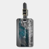 Meereswellen Persönliche Reisen Gepäckanhänger (Vorderseite vertikal)