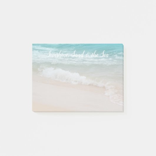 Meereswellen        post-it klebezettel (Vorderseite)