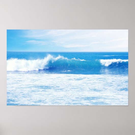 Meereswellen Poster (Vorne)