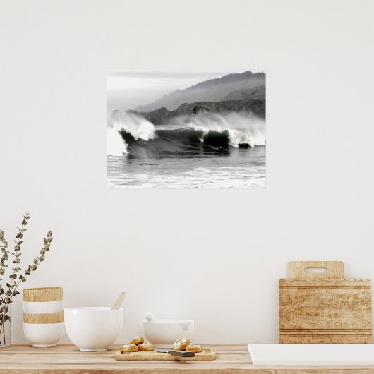 Meereswellen Poster (Küche)