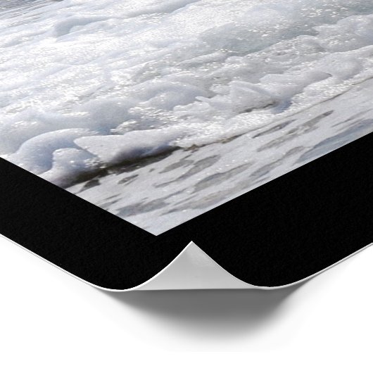 Meereswellen-Poster Poster (Ecke)