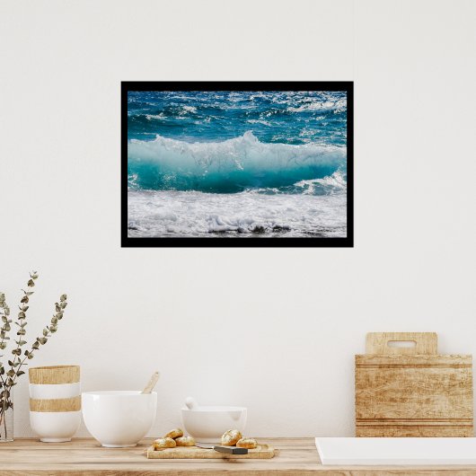 Meereswellen-Poster Poster (Küche)