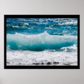 Meereswellen-Poster Poster (Vorne)