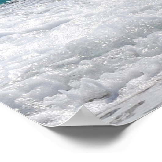 Meereswellen-Poster Poster (Ecke)