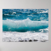 Meereswellen-Poster Poster (Vorne)